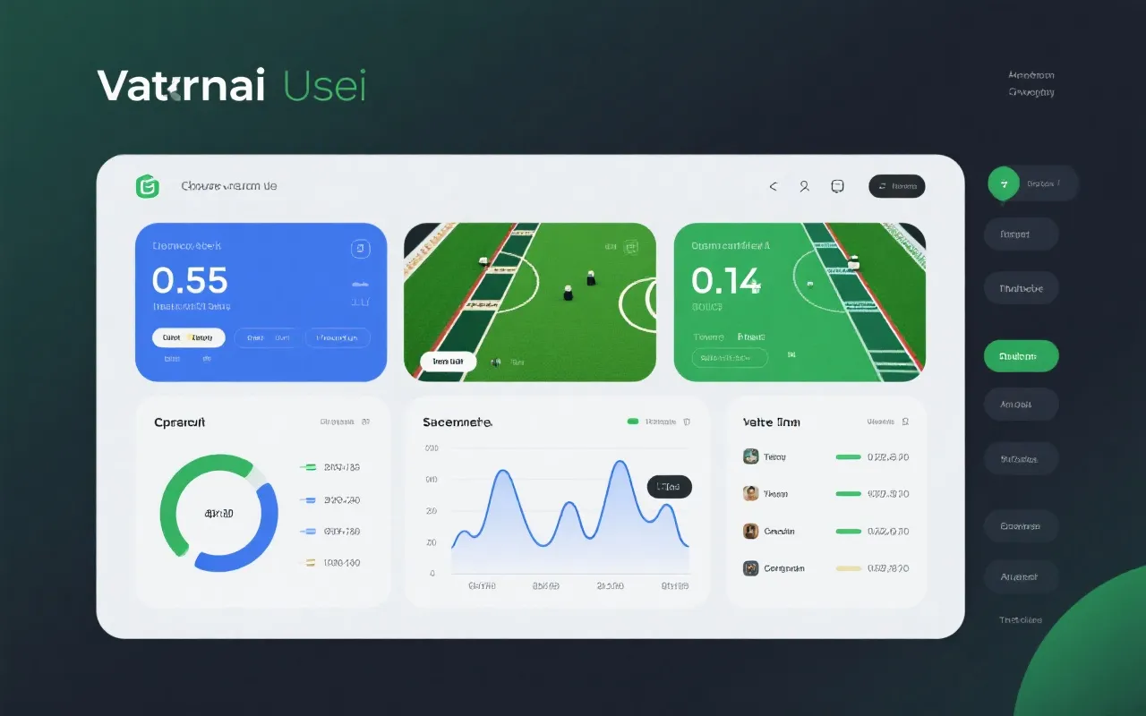 体育数据与实时比分可视化界面
